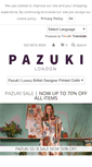 Mobile Screenshot of pazuki.co.uk